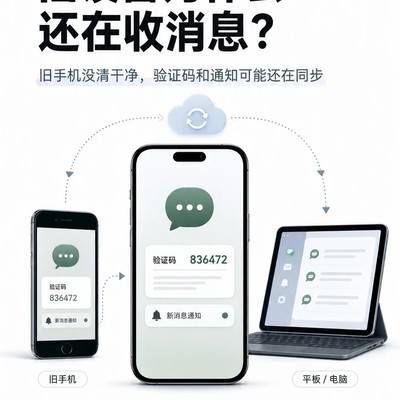 换机后旧设备仍收消息的原因