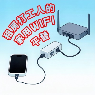 打工人低成本WiFi替代方案