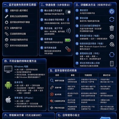 蓝牙连接故障排查指南