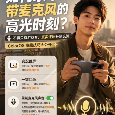 游戏录屏同步录制麦克风