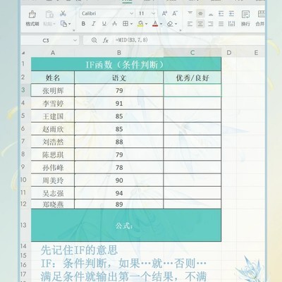 IF函数条件判断制作