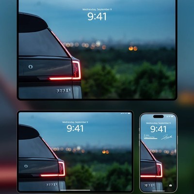 沃尔沃XC70松湖绿壁纸