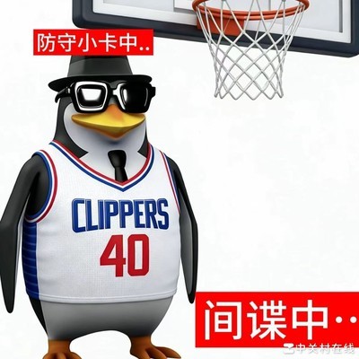 NBA快船队与企鹅的趣味联动