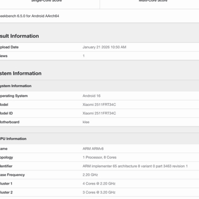 REDMI Turbo 5跑分揭晓