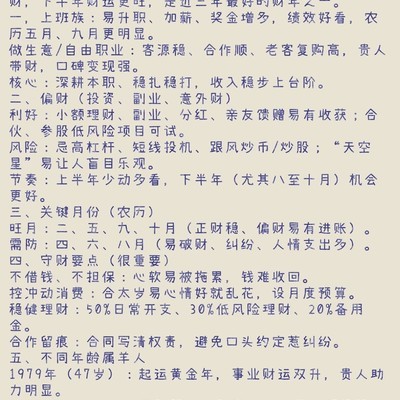 2026属羊人财运指南