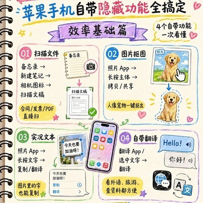 iPhone自带隐藏功能全攻略