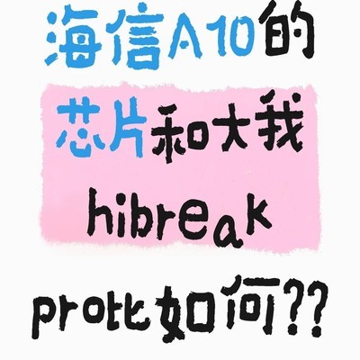 海信A10与HiBreak Pro处理器对比