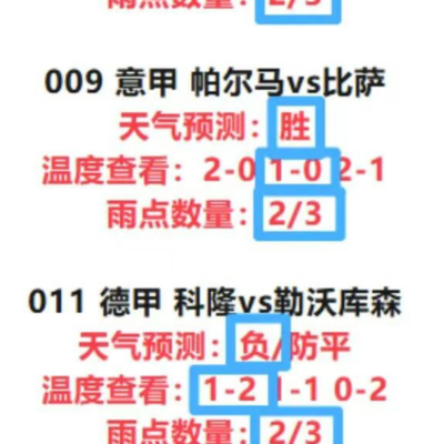 足球预测与426推荐
