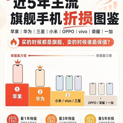 旗舰手机五年折旧实测