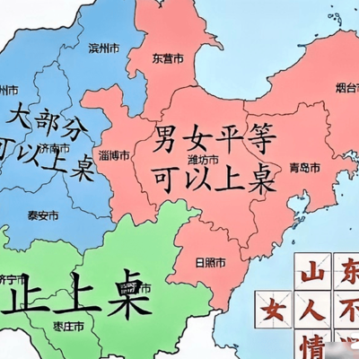 山东分桌习俗与平等观念