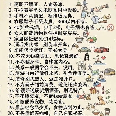 省钱智慧，哪些钱根本不必花