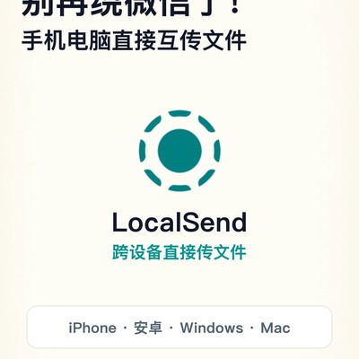 LocalSend局域网直传文件