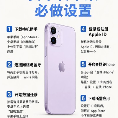 安卓转苹果必备设置指南