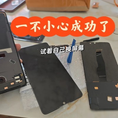 首次自换手机屏幕成功