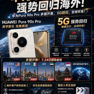 华为5G手机重返海外市场