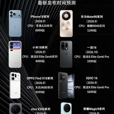 9月旗舰新机大盘点