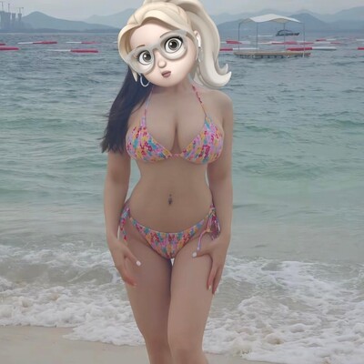 海边美景与社会生活