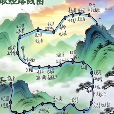 西游记取经路线解析