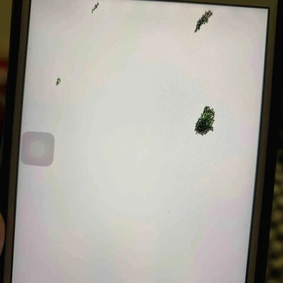 老款手机屏幕黑点问题