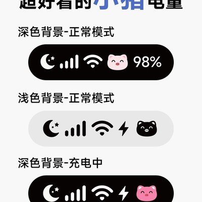 电量显示改小猪教程