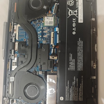 小米Book Pro 14拆机后黑屏故障