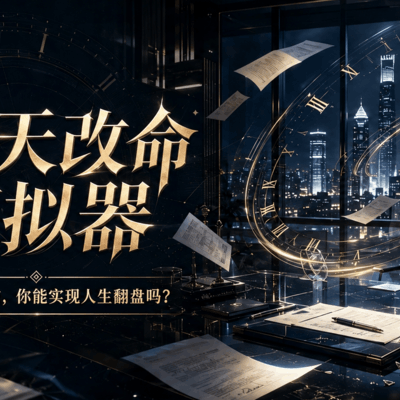 30天改命模拟器，人生翻盘挑战