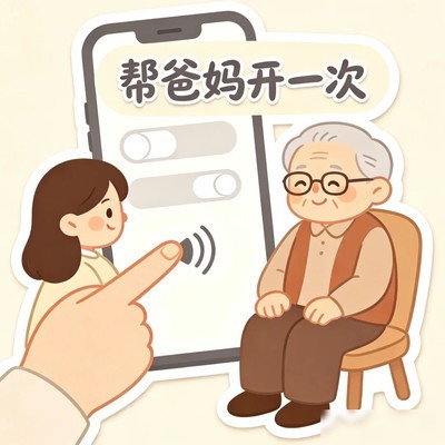 手机朗读消息，关爱父母