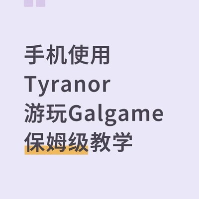 手机玩Galgame教程