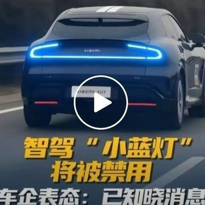 小米汽车辟谣小蓝灯和F码？