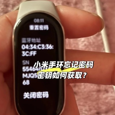 小米手环密码解锁服务