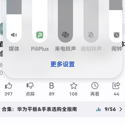 竖屏为何不支持多音频调节？