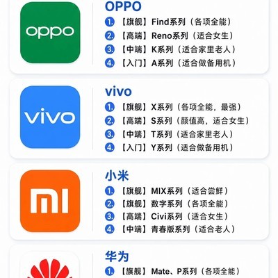手机品牌系列定位指南