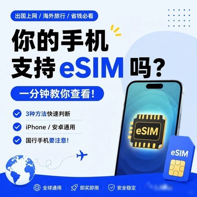 手机eSIM支持快速自查指南