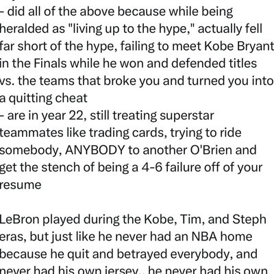 詹姆斯获真实赞誉