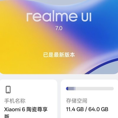 RealmeUI 7.0.202.0适配米6问题汇总