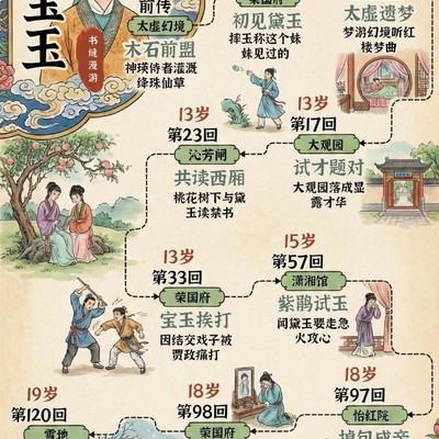 红楼梦人物轨迹盘点