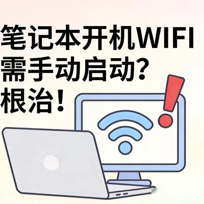 笔记本WiFi开机自动启动