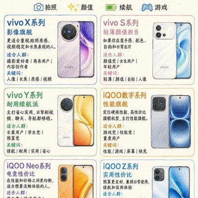vivo与iQOO机型选购指南