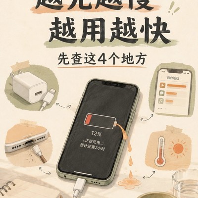 充电慢掉电快的排查指南
