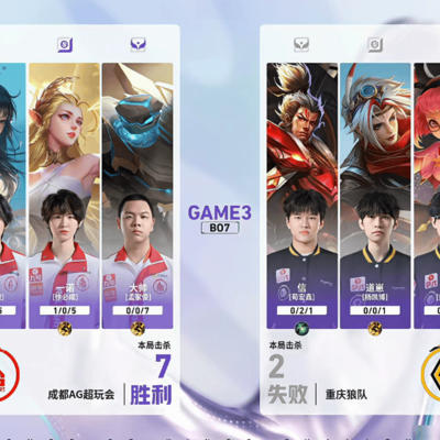 AG超玩会终结狼队连胜