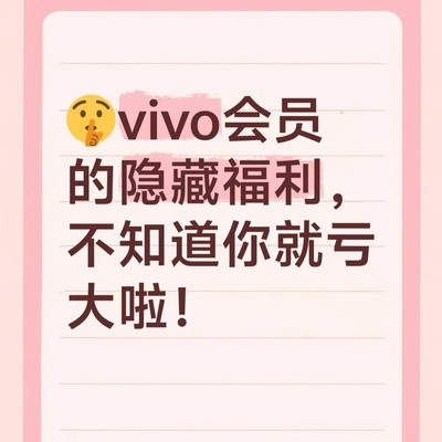 vivo会员隐藏福利揭秘