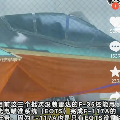 F35无雷达出厂引争议