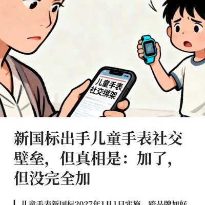 儿童手表新国标落地实情