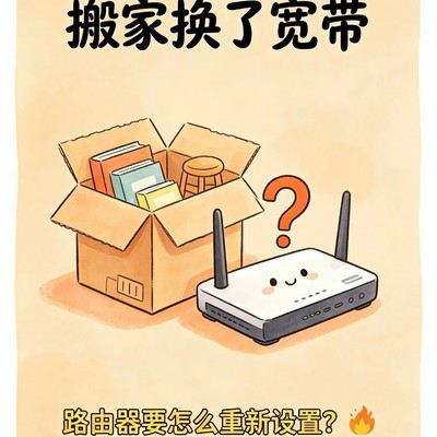 搬家后路由器设置指南