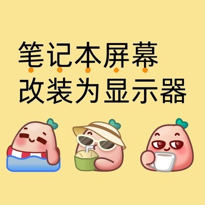报废笔记本屏改显示器
