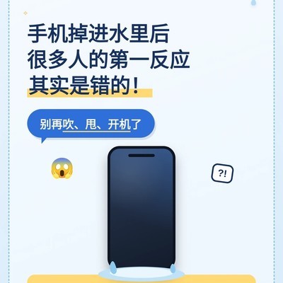 手机进水急救指南