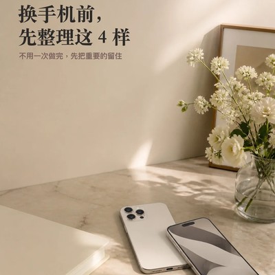 换手机前必整理的4样东西