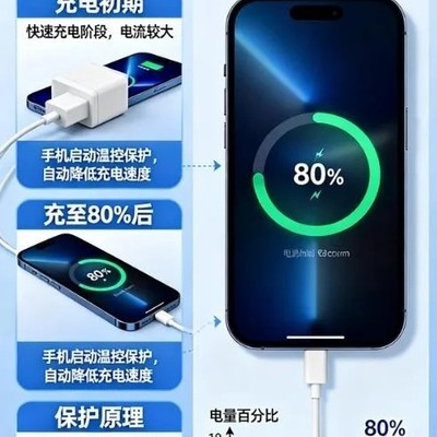 手机充电慢因温控降速