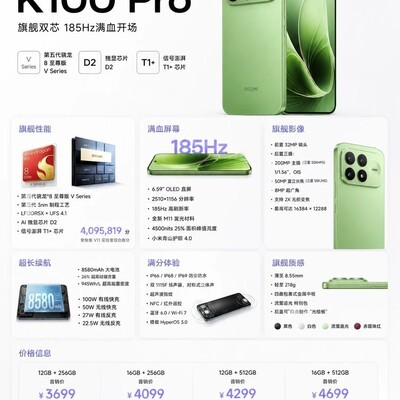 Redmi K100 Pro旗舰配置解析
