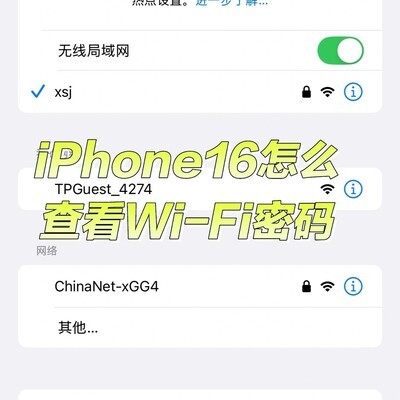 iPhone查看已连Wi-Fi密码